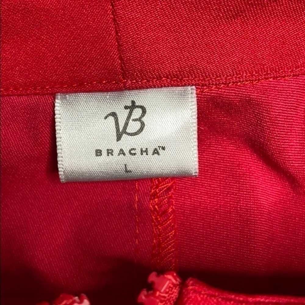 BRACHA - Red Front Zip Jacket - Picture 3 of 8
